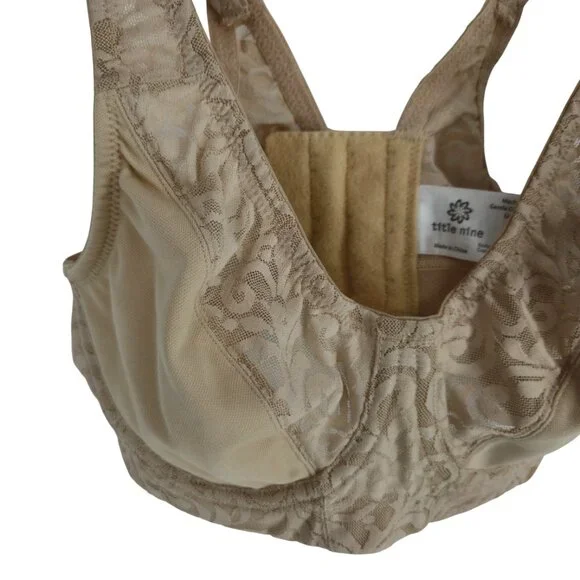 Title Nine Our Own Lace Underwire Bra Underwire Lace Floral Full cups 32B - Picture 2 of 15